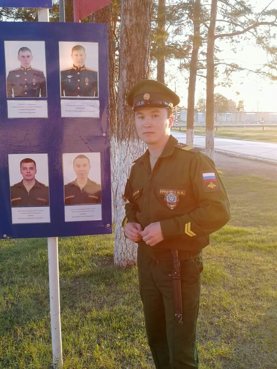 Торжественный митинг, посвящённый открытию мемориальной доски памяти сержанта Дускалиева Талгата.